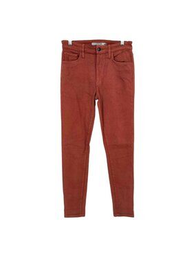 Joe's Jeans Saddleback High Rise Skinny Ankle Jeans Waxed Size 27